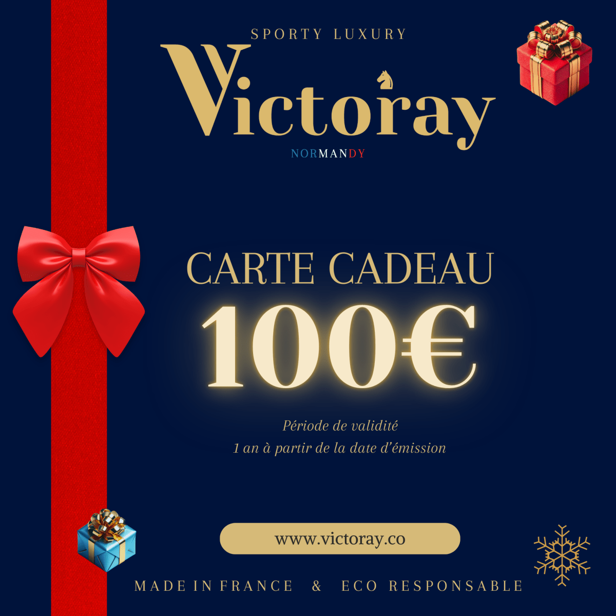 CARTE CADEAU A OFFRIR - Victoray - 100,00 €