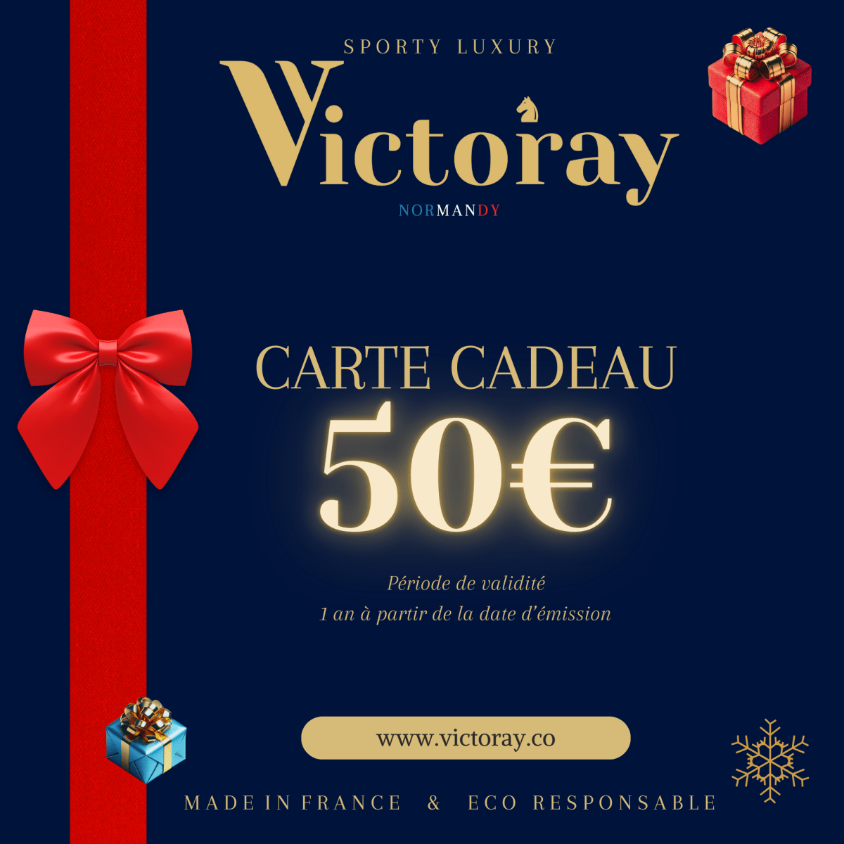 CARTE CADEAU A OFFRIR - Victoray - 50,00 €