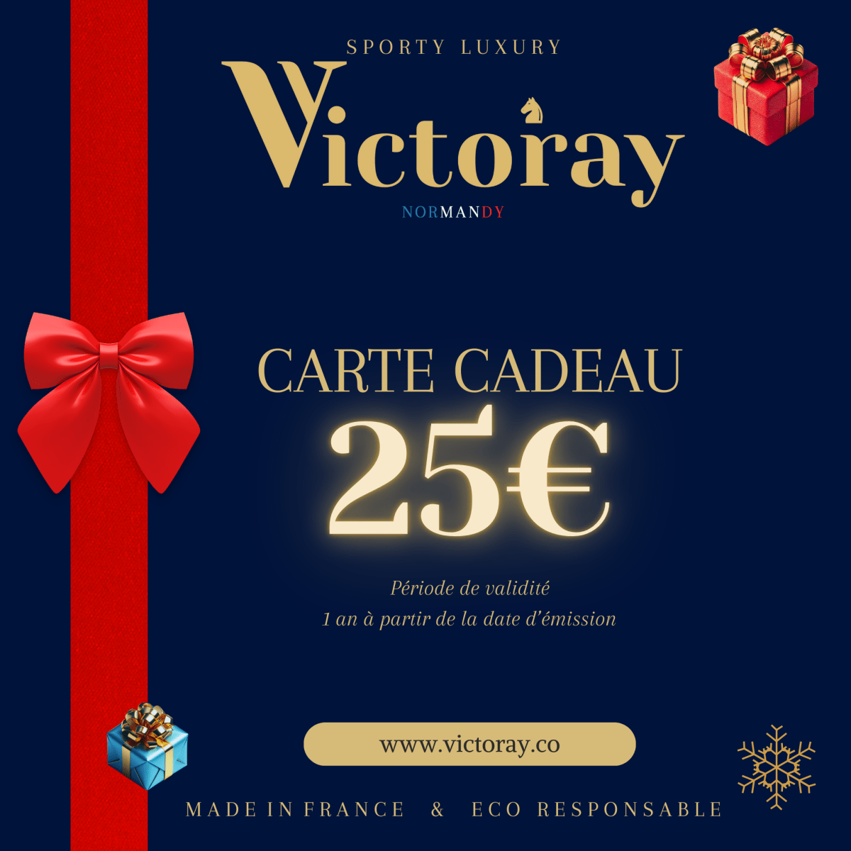 CARTE CADEAU A OFFRIR - Victoray - 25,00 €